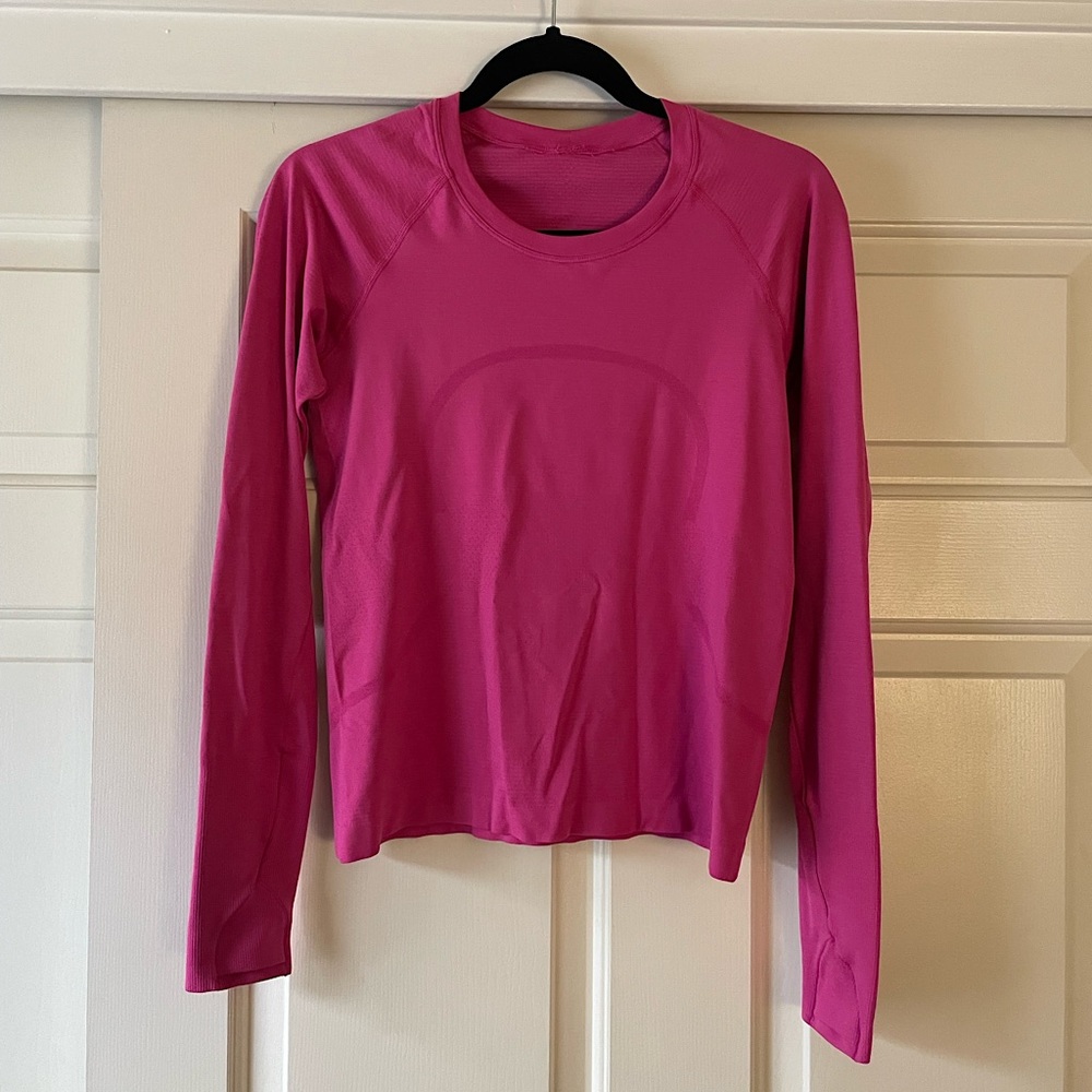 Lululemon Swiftly Tech Long Sleeve Shirt 2.0 *Race Length *Sonic Pink